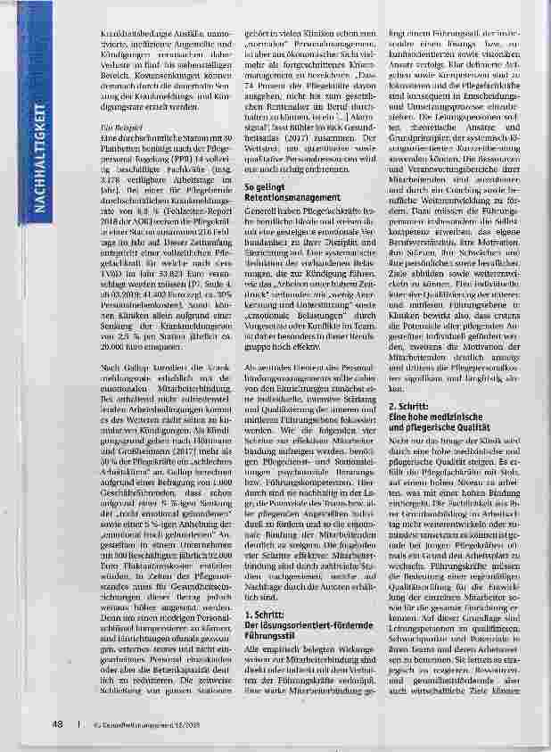 Vorschauseite 2: Eine Antwort auf den Fachkräftemangel in der Pflege