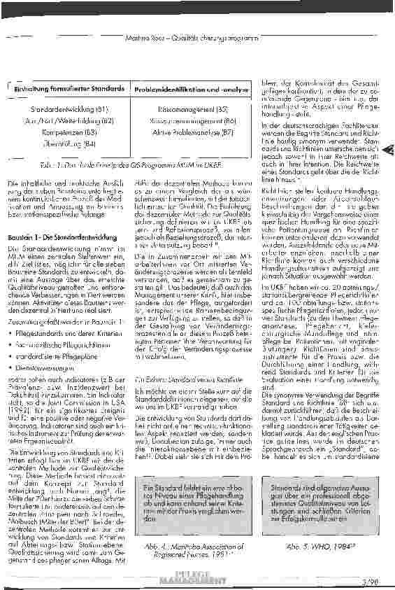 Vorschauseite 3: Qualitätssicherungsprogramm im Universitätsklinikum Benjamin Franklin