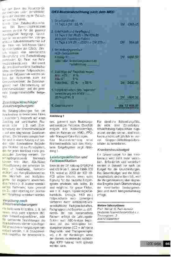 Vorschauseite 2: Stufenweise Weiterentwicklung ohne Systemumstellung Grundlage des modularen Entgeltsystems (MES) des DKI
