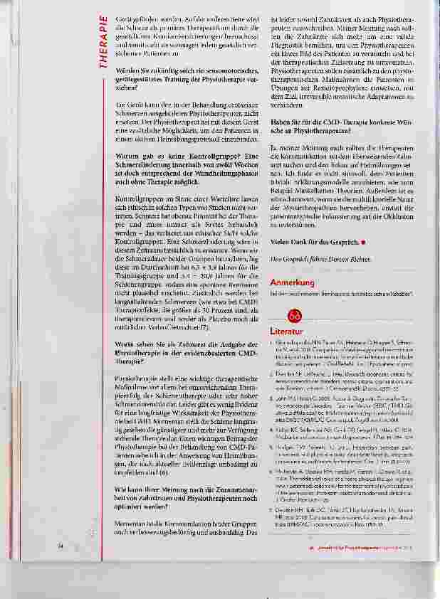 Vorschauseite 3: Sensomotorisches Training für CM D-Patienten