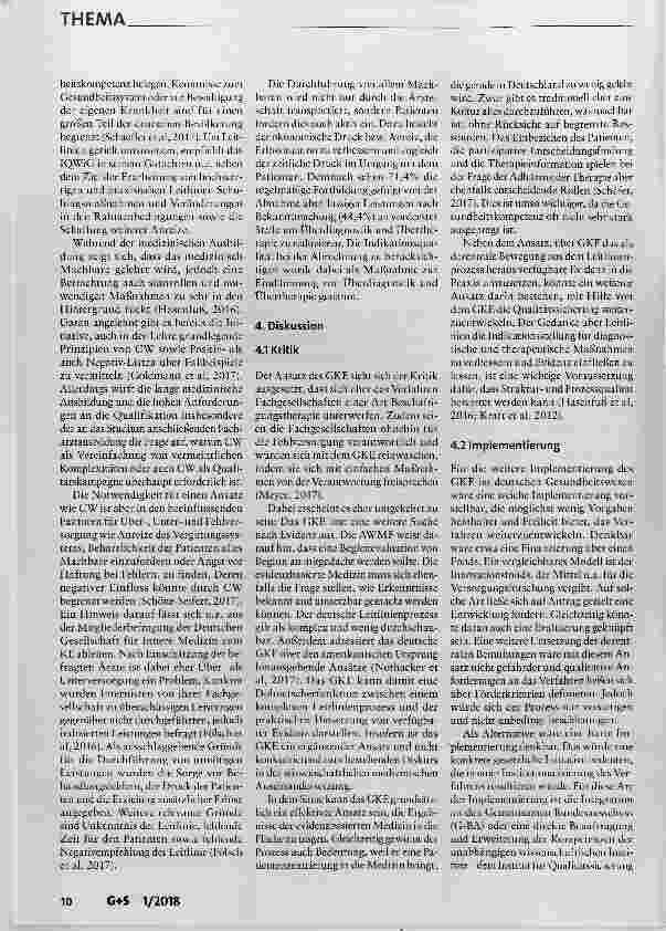 Vorschauseite 4: Möglichkeiten, Grenzen und Implementierung des „Klugen Entscheidens“ im deutschen Gesundheitswesen