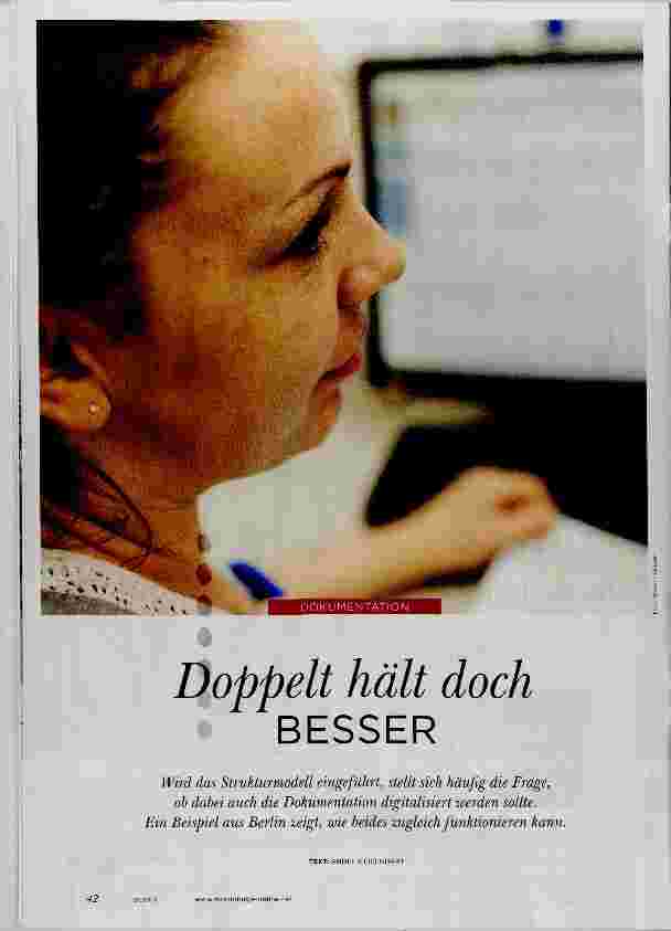 Vorschauseite 1: Doppelt hält doch besser
