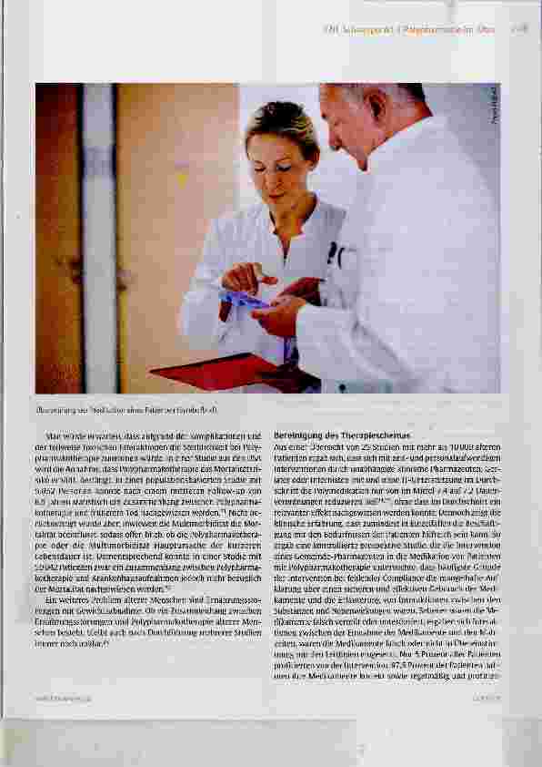 Vorschauseite 4: Multimorbidität und Polypharmakotherapie in der Geriatrie