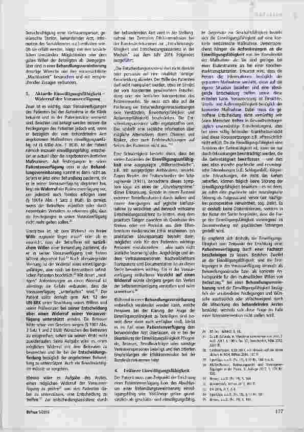 Vorschauseite 4: Patientenverfügungen und Behandlungsvereinbarungen in der Praxis