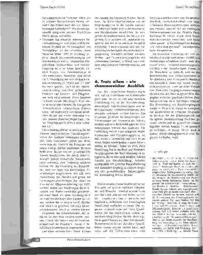 Vorschauseite 4: Innovation: Fortbildung für Frauen zur Familienpflegerin