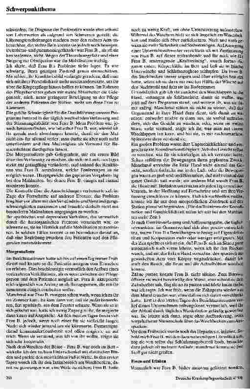 Vorschauseite 3: Pflege einer Patientin mit Hemiparese rechts und Aphasie