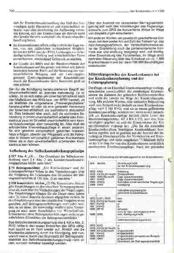 Vorschauseite 4: Von der parallelen Kompetenz bis zur Letztentscheidung der Krankenkassen bzw. des BMA