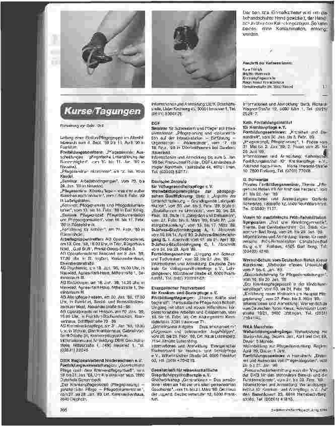 Vorschauseite 3: Grundpflege in Bildern 13. Folge: Prophylaxen (2) Pneumonieprophylaxe