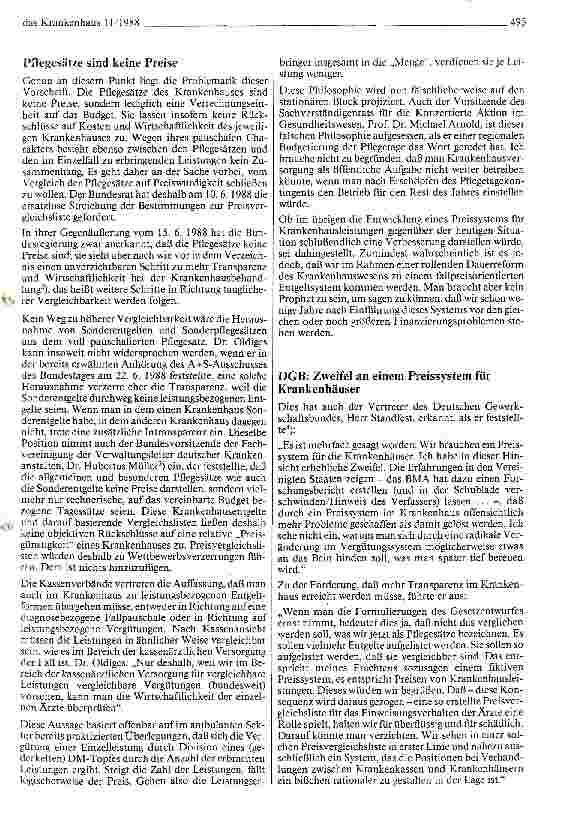 Vorschauseite 2: Umsetzung des GRG im Krankenhaus