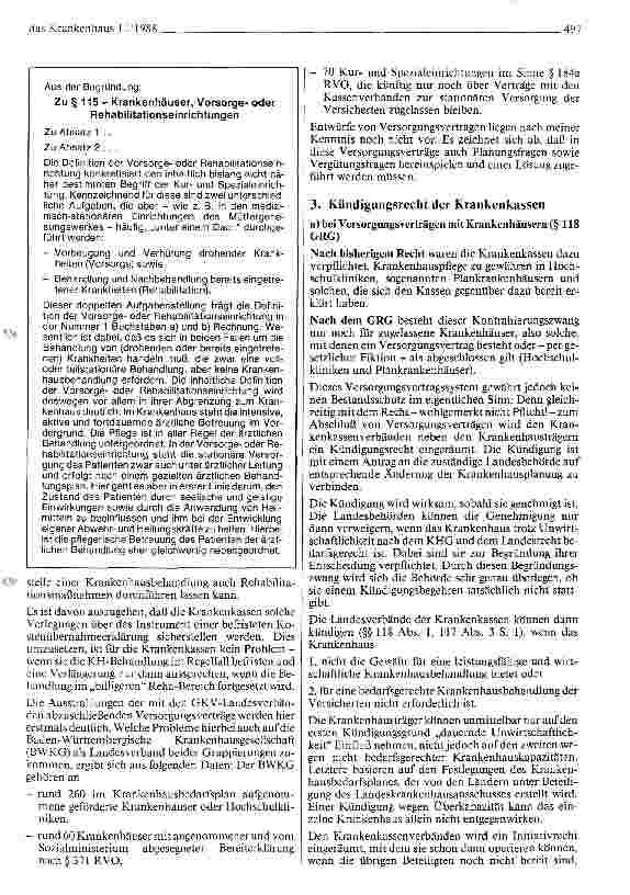 Vorschauseite 4: Umsetzung des GRG im Krankenhaus
