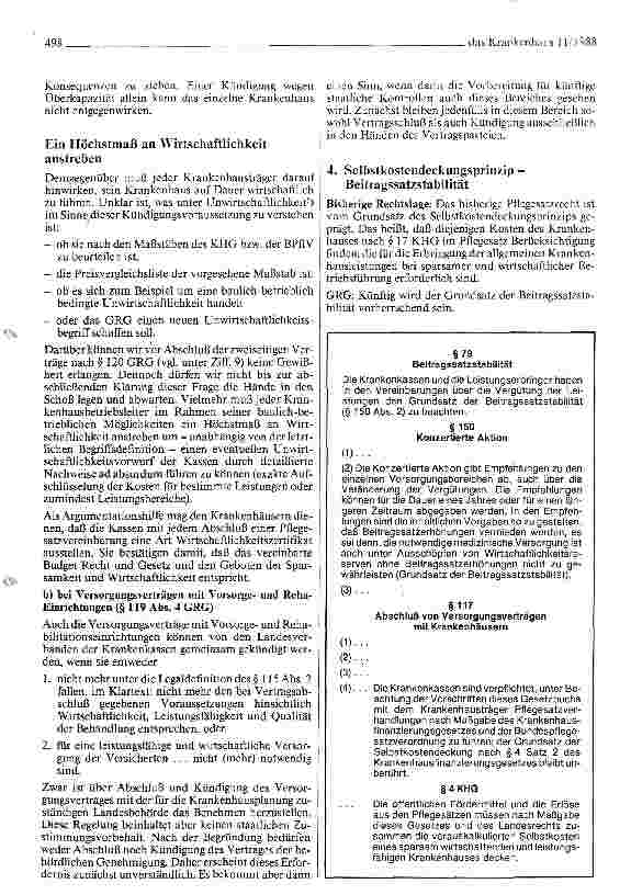 Vorschauseite 5: Umsetzung des GRG im Krankenhaus
