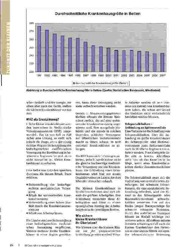 Vorschauseite 3: Zukunft für kleine Krankenhäuser?