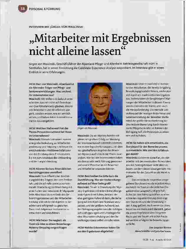 Vorschauseite 1: Mitarbeiter mit Ergebnissen nicht alleine lassen