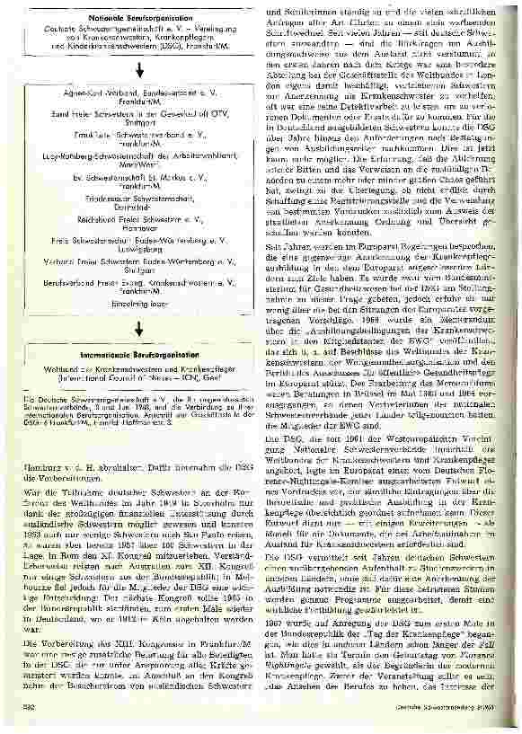 Vorschauseite 3: Geschichte der Deutschen Schwesterngemeinschaft e.V. - Vereinigung von Krankenschwestern/-pflegern und Kinderkrankenschestern
