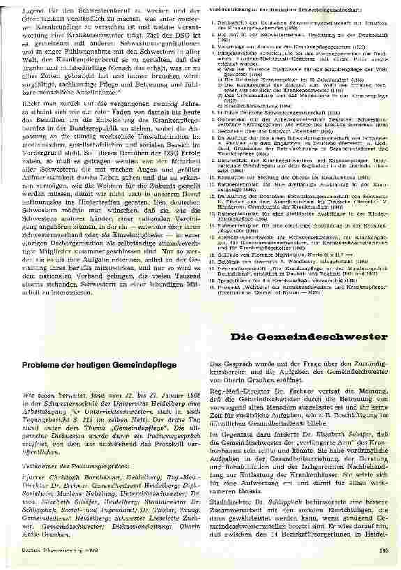 Vorschauseite 4: Geschichte der Deutschen Schwesterngemeinschaft e.V. - Vereinigung von Krankenschwestern/-pflegern und Kinderkrankenschestern