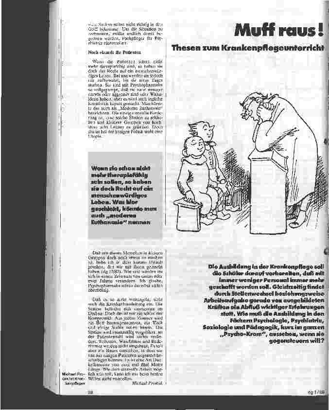 Vorschauseite 3: Endstation Alltag auf einer psychiatrischen Station. Teil II