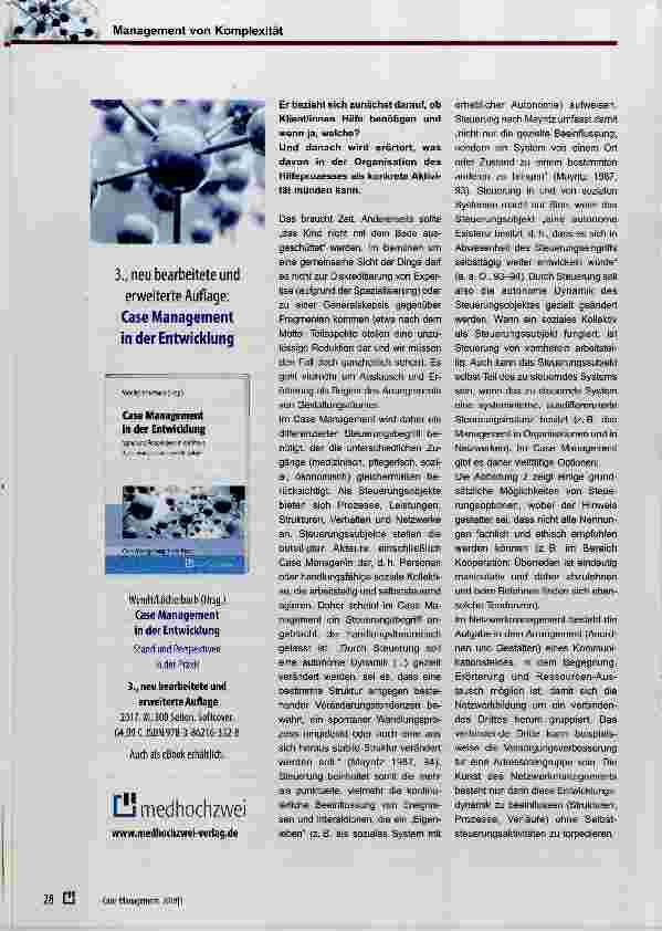 Vorschauseite 4: Management von Komplexität zwischen individuellen Lebenslagen und Strukturbedingungen von Regionen