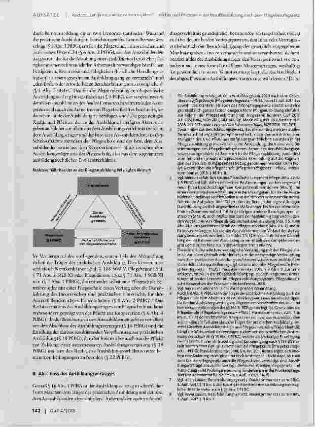 Vorschauseite 2: „Lehrjahre sind keine Herrenjahre! “ Rechte und Pflichten in der Berufsausbildung nach dem Pflegeberufegesetz (Teil 1: Rechte und Pflichten der Ausbildungsträger)