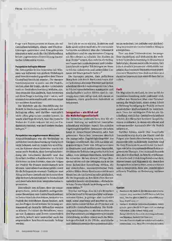 Vorschauseite 3: Weibliche Genitalbeschneidung eine gesamt gesellschaftliche Herausforderung