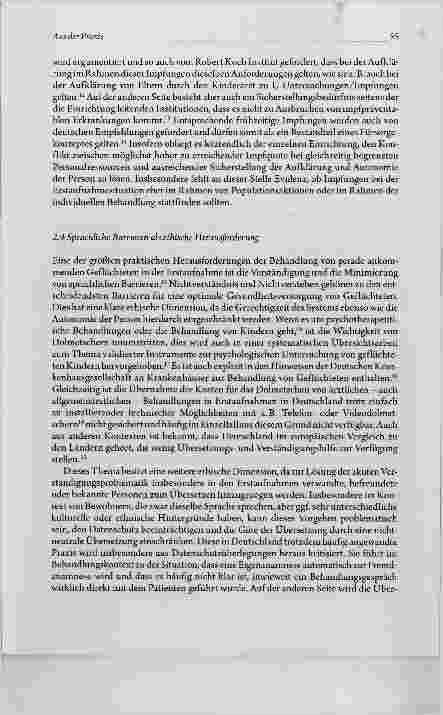 Vorschauseite 5: Medizinethische Herausforderungen der Gesundheitsversorgung in der Erstaufnahmefür Geflüchtete am Beispiel des Aufbaus eines integrierten Versorgungsmodells in derErstaufnahme in…