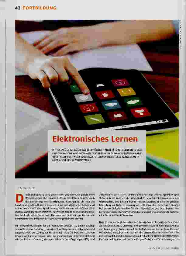 Vorschauseite 1: Elektronisches Lernen