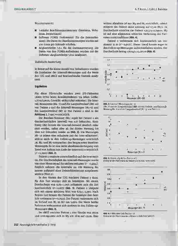 Vorschauseite 4: Morbus Parkinson: Verwendung eines spezifischen Rhythmusmodeils durch Tapping der Füße eine prospektive Einzelsystemstudie