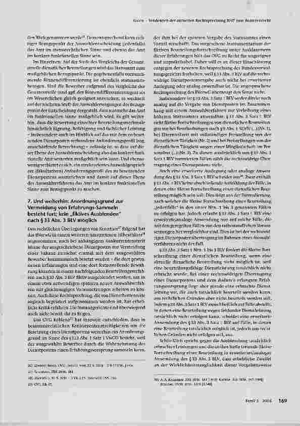 Vorschauseite 6: Tendenzen der aktuellen Rechtsprechung 2017 zum Beamtenrecht
