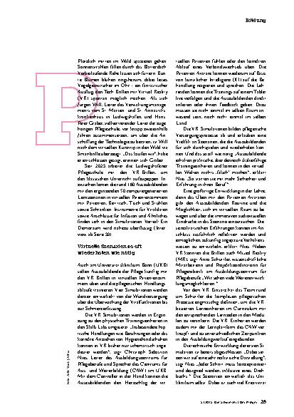 Vorschauseite 2: Üben am Patienten-Avatar