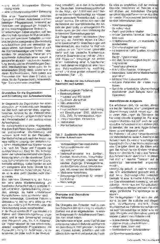 Vorschauseite 2: Organisation des Aufwachraums und postoperative Betreuung von Kindern