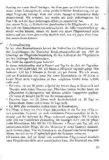 Vorschauseite 3: Pflegenotstand - Schlagwort oder Realität?