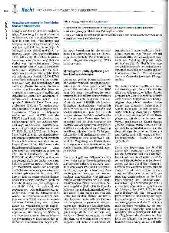 Vorschauseite 2: Auswirkungen der Ausgabensteuerung im deutschen Gesundheitswesen auf die Patienten