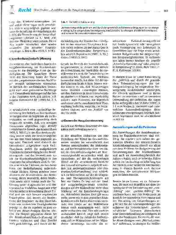 Vorschauseite 3: Auswirkungen der Ausgabensteuerung im deutschen Gesundheitswesen auf die Patienten
