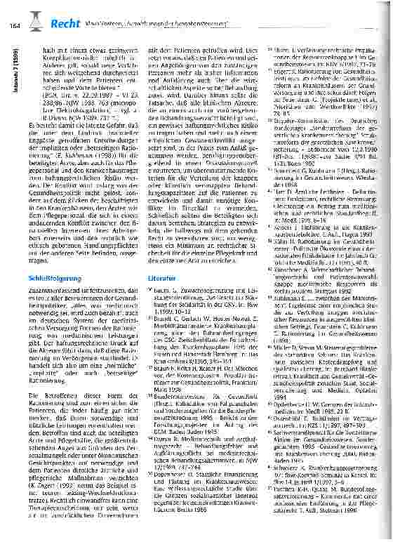 Vorschauseite 6: Auswirkungen der Ausgabensteuerung im deutschen Gesundheitswesen auf die Patienten