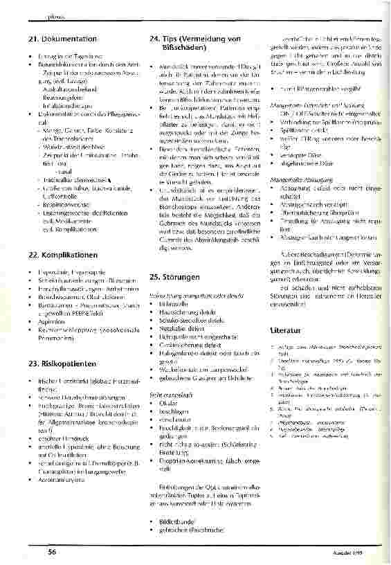 Vorschauseite 5: Bronchoskopie mit einem wasserdichten flexiblen Endoskop: Pflegestandard Kreiskrankenhaus Reichenberg