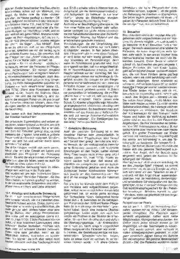 Vorschauseite 2: Die Probleme in unseren Altenpflegeheimen 3. Folge (Schluß)