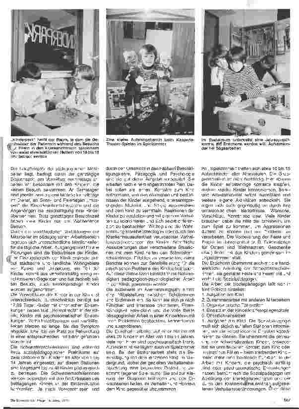 Vorschauseite 2: Die sozialpädagogische Arbeit in einer Kinderklinik