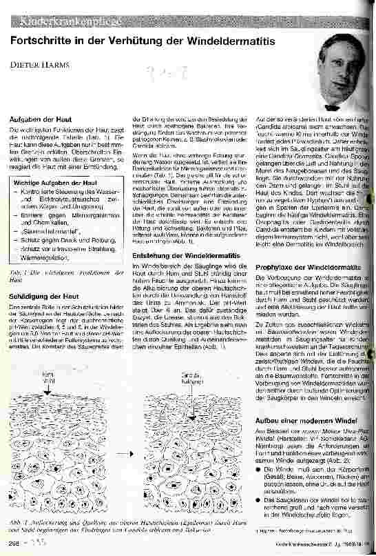 Vorschauseite 1: Fortschritte in der Verhütung der Windeldermatitis