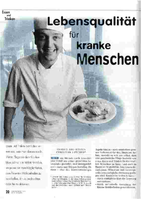 Vorschauseite 1: Lebensqualität für kranke Menschen