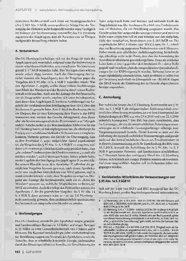 Vorschauseite 3: MVZ-Gründer und Abrechnungsbetrug