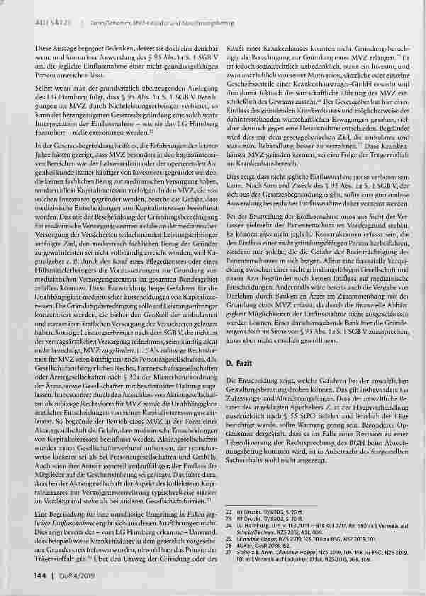 Vorschauseite 5: MVZ-Gründer und Abrechnungsbetrug