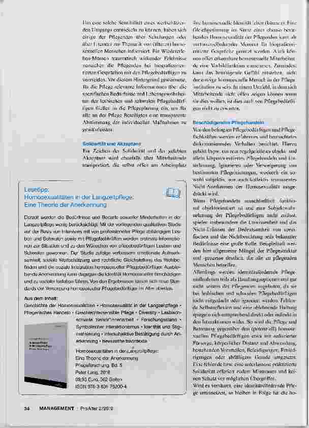 Vorschauseite 3: Praktizierte Anerkennung? !