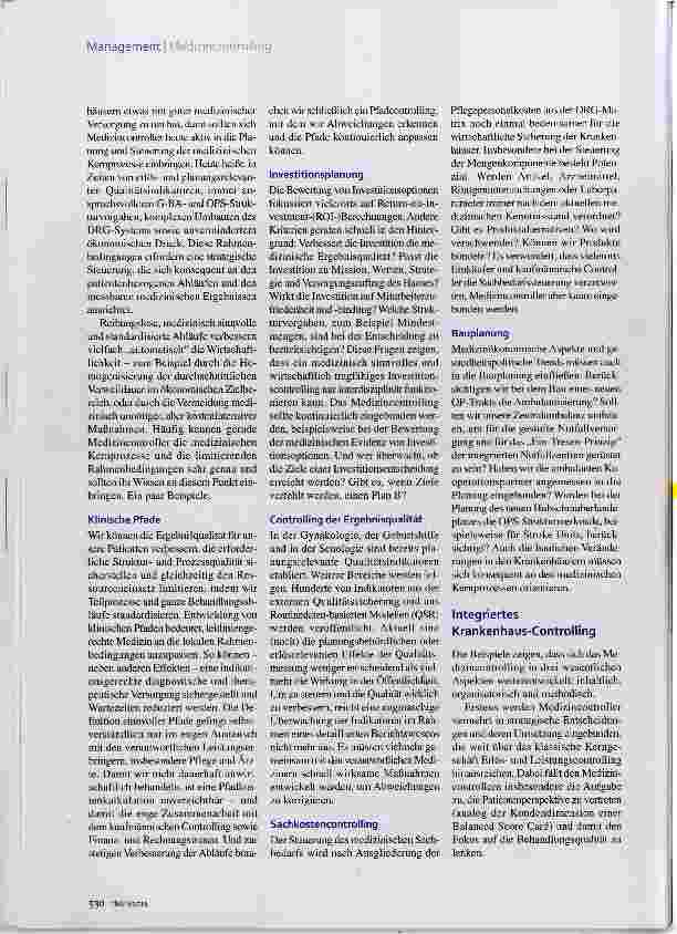 Vorschauseite 2: Behandlungsqualität rückt in den Fokus