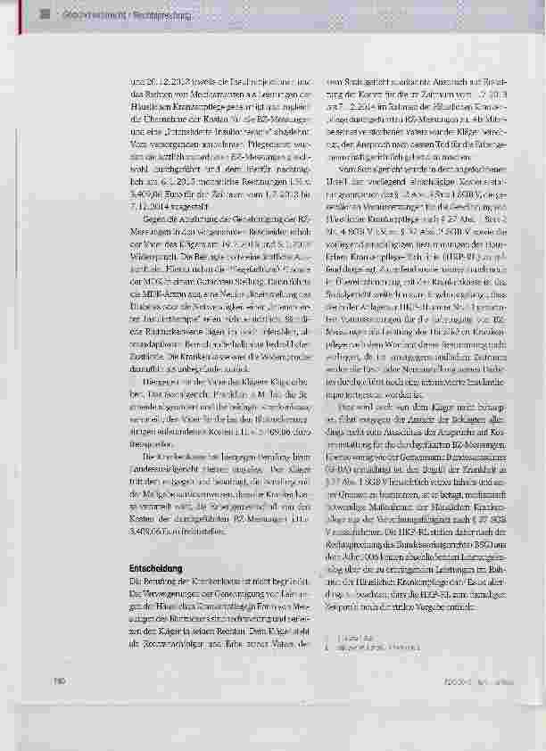 Vorschauseite 2: Kostenerstattung von Intensivierte Insulintherapie