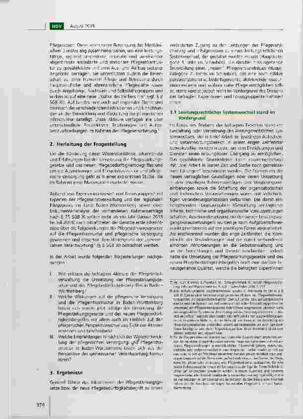 Vorschauseite 2: Pflegestärkungsgesetze und neuer Pflegebedürftigkeitsbegriff und deren Wirkung auf die pflegerische Versorgung und Pflegeinfrastruktur
