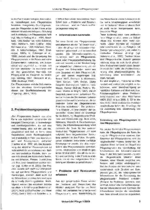 Vorschauseite 2: Pflegeprozess und Pflegediagnosen