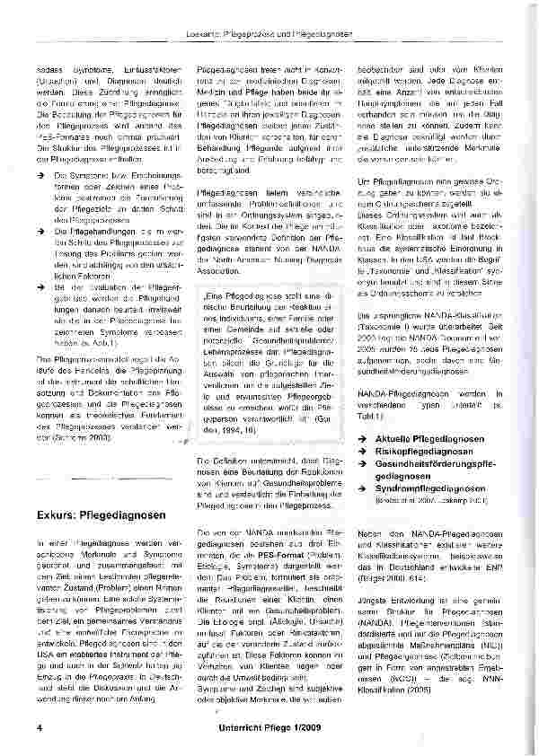 Vorschauseite 3: Pflegeprozess und Pflegediagnosen