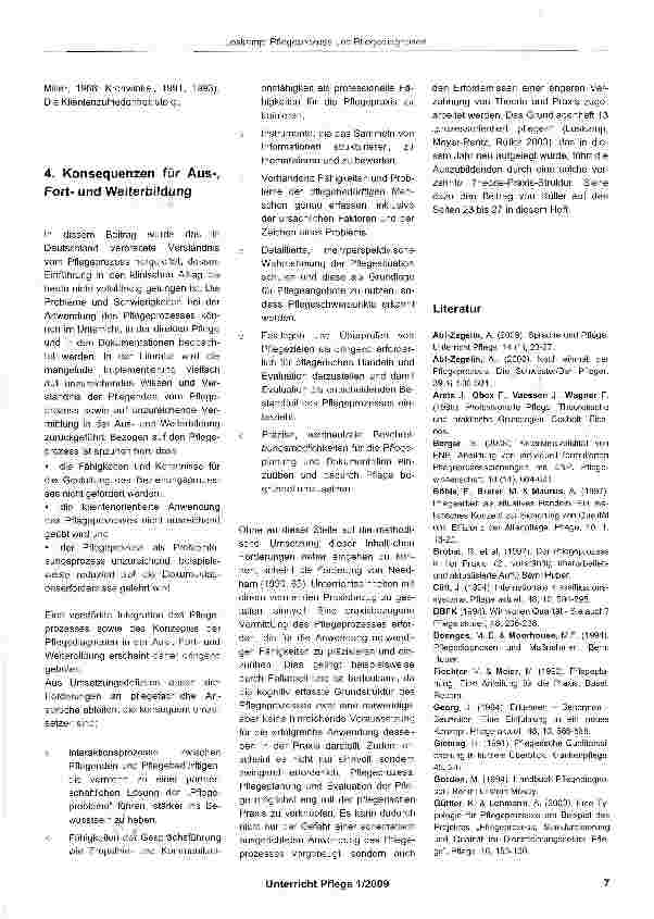 Vorschauseite 6: Pflegeprozess und Pflegediagnosen