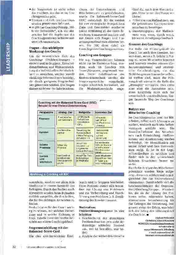 Vorschauseite 4: Vom Manager zum Coach