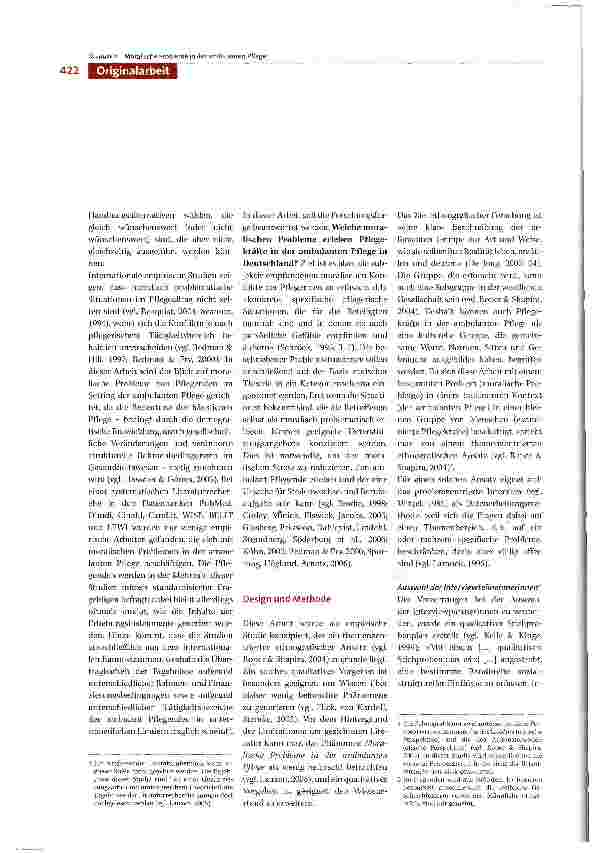 Vorschauseite 2: Moralische Probleme in der ambulanten Pflege Eine deskriptive pflegeethische Untersuchung