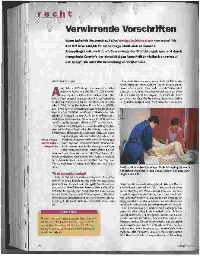 Vorschauseite 1: Verwirrende Vorschriften